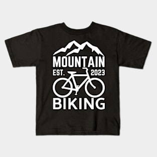 Mountain biking Kids T-Shirt